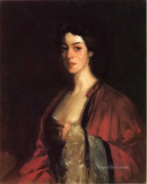 Retrato de Katherine Cecil Sanford Escuela Ashcan Robert Henri Pinturas al óleo